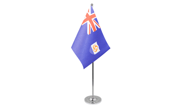 Anguilla Satin Table Flag